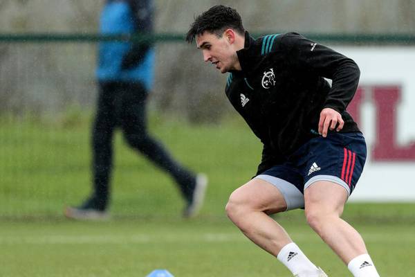 Joey Carbery set to be fit for Munster’s clash with Edinburgh