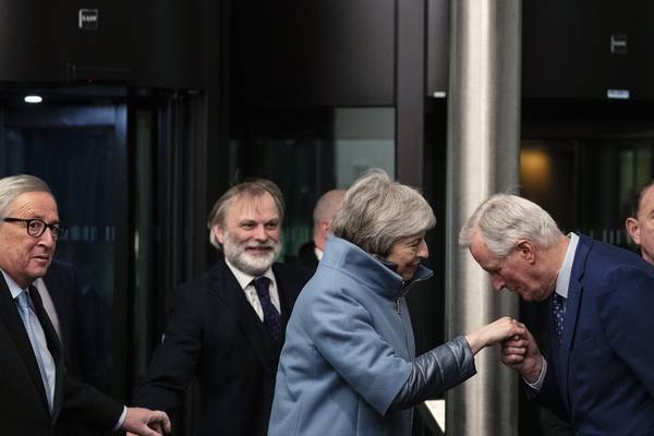 May and Juncker agree ‘legally binding’ changes to NI backstop