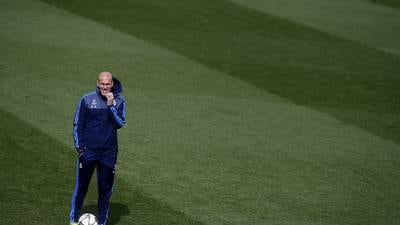 Zinedine Zidane says patience will win the day against Wolfsburg