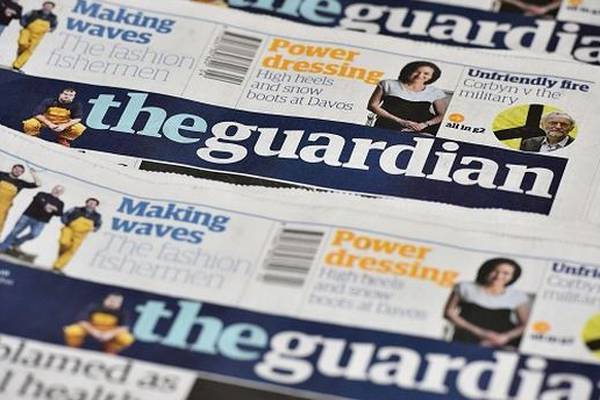 Guardian newspaper considering a move to tabloid  - report