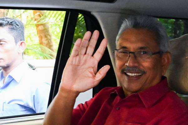 Sri Lanka’s former defence secretary wins presidential vote