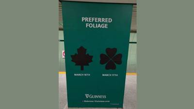 St Patrick’s Day: Guinness shamrock ad has one too many...leaves