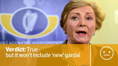 #FactCheckIT: ‘We will have a new armed unit with 55 gardaí’