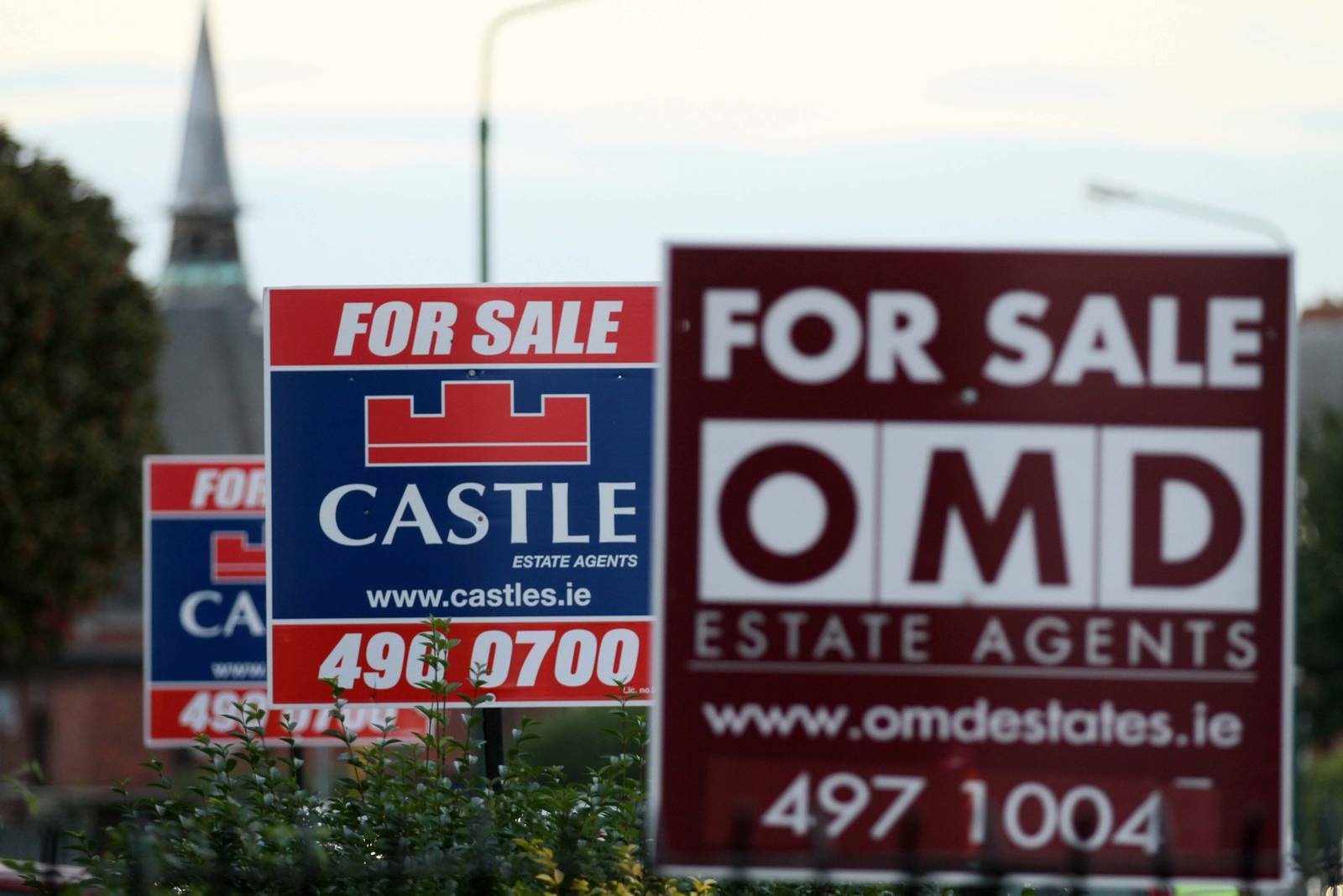02/09/2014 - NEWS - Estate Agent Signage in Dublin City.  Picture Nick Bradshaw