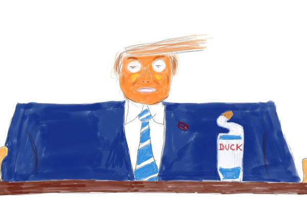 How’s my Donald Trump portrait? I’ve been learning to draw with Grayson Perry