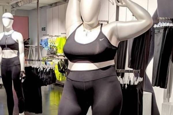 Even Nike’s size-16 mannequin isn’t safe from fat-shamers