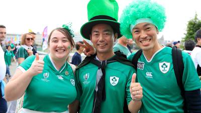 An Irishman’s Rugby World Cup: ‘So many Japanese people dressed in green’