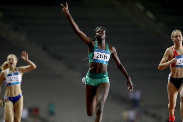 Rhasidat Adeleke completes sprint double with 200m success in Baku