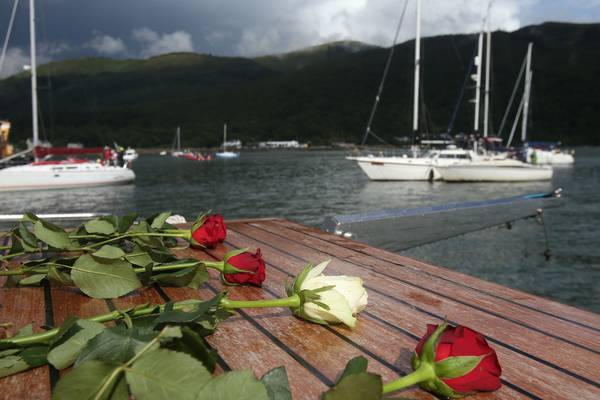 Crew of Rescue 116 remembered in cross-Border flotilla