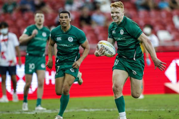 Ireland lose third-place playoff to finish fourth at Singapore Sevens