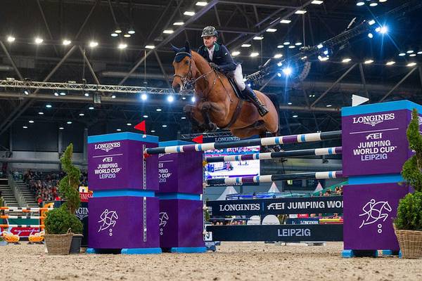 Equestrian: Denis Lynch wins World Cup qualifier in Germany
