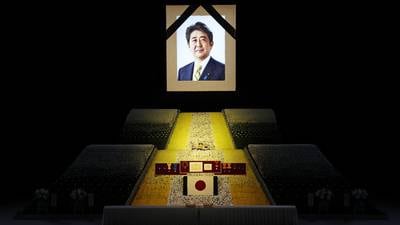 Former Japanese prime minister Shinzo Abe honoured with divisive state funeral in Tokyo