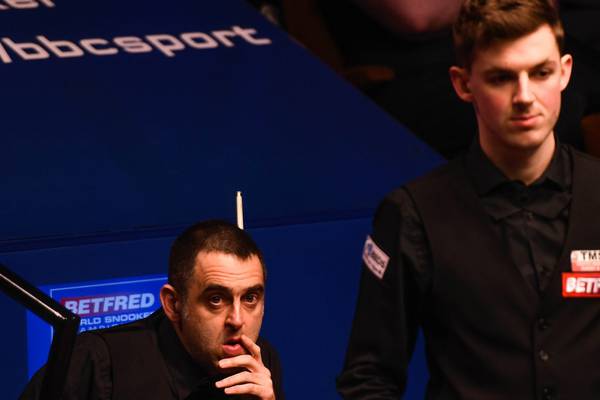 Ronnie O’Sullivan beaten by amateur James Cahill at the Crucible
