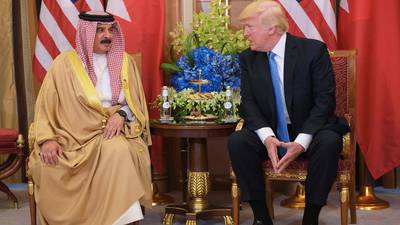 Trump says US relations with Bahrain set to improve