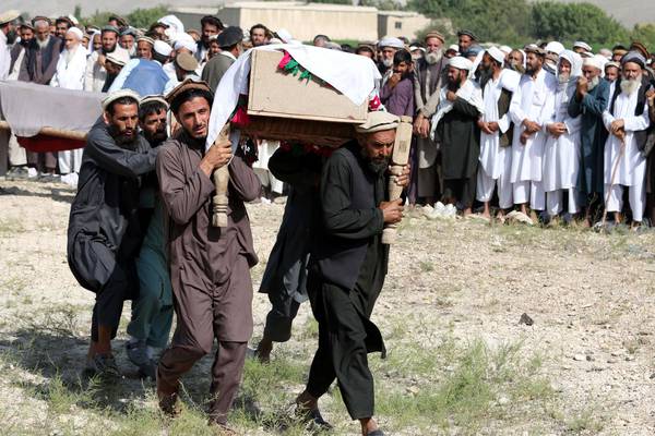 US drone strike kills at least 30 farm workers in Afghanistan