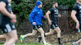 Johnny Sexton returns to full training in timely boost for Leinster