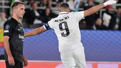Karim Benzema on target as Real Madrid win European Super Cup