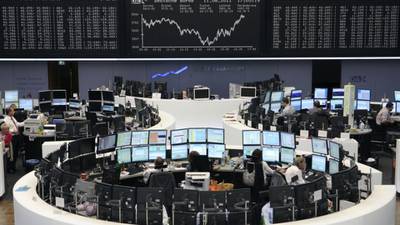European stocks near seven-week high