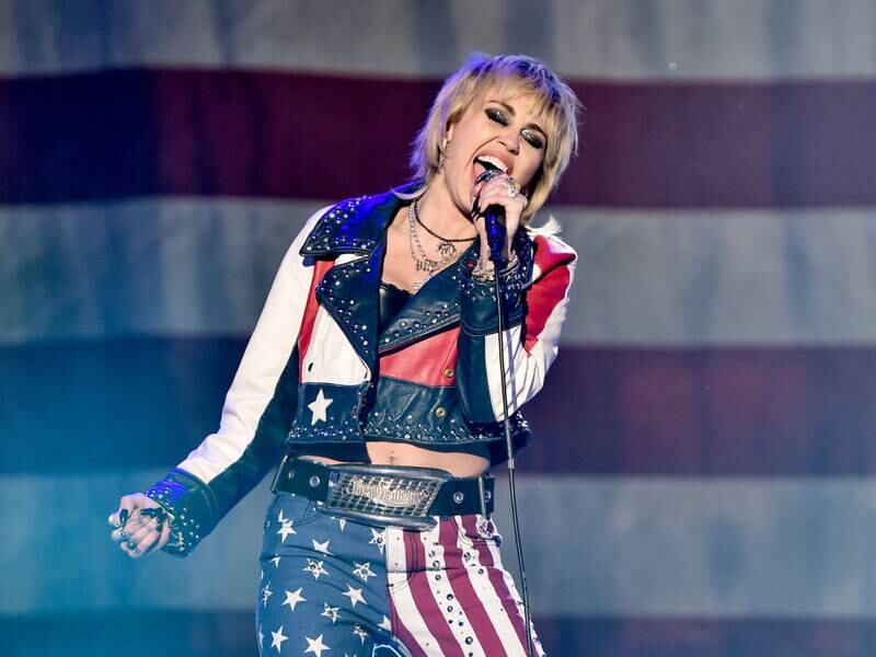 The Music Quiz: In the Miley Cyrus song Party in the USA, which pop singer does she namecheck?