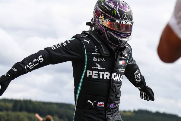 Lewis Hamilton takes Belgian pole and dedicates it to ‘Black Panther’