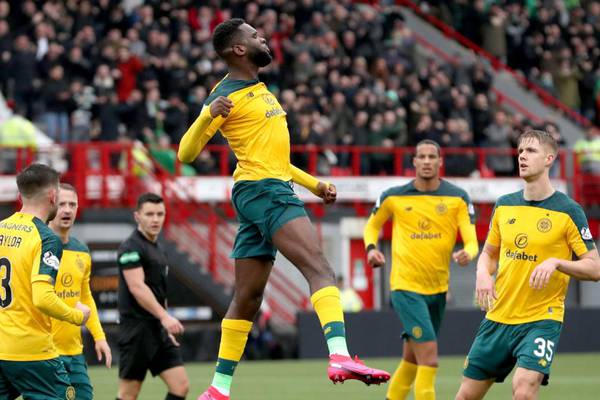 Odsonne Edouard double helps Celtic go seven points clear in Scotland