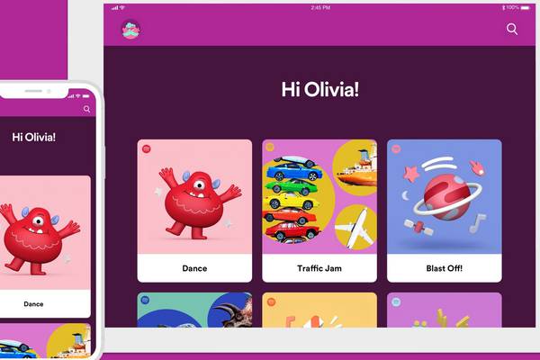 Spotify rolls out new kids app with Ireland getting first listen