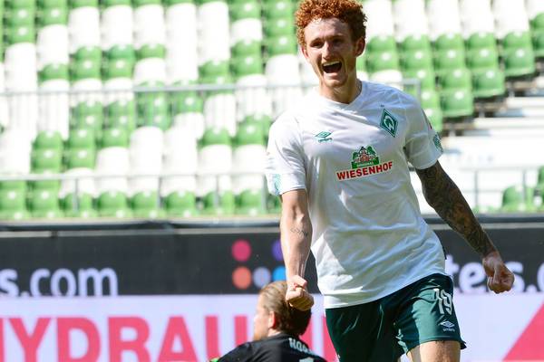 Werder Bremen hit Hertha Berlin for six to stay up for now