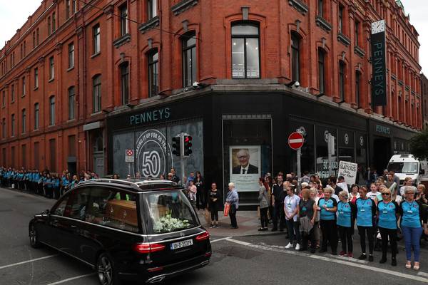 Penneys-Primark founder Arthur Ryan ‘fun, fantastic and loyal’, funeral told