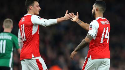 Arsenal all high fives again as Lincoln’s FA Cup fairytale ends