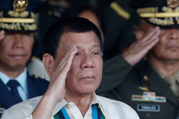 Philippine leader threatens to throw corrupt officials from helicopter