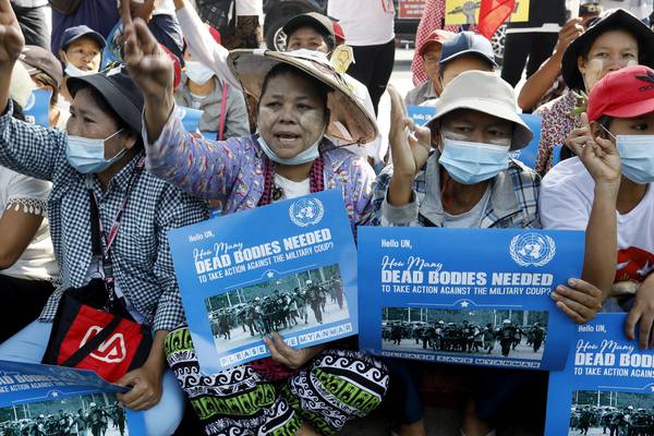 Myanmar coup: Call for general strike draws junta threat