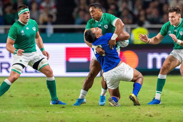 Bundee Aki’s World Cup over after he receives three-week ban