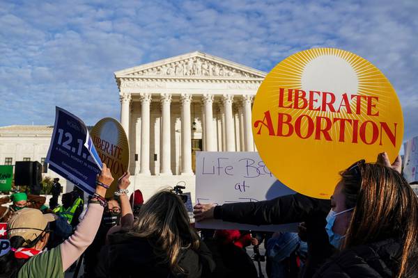 Abortion rights advocates vow to fight on after US supreme court hearing
