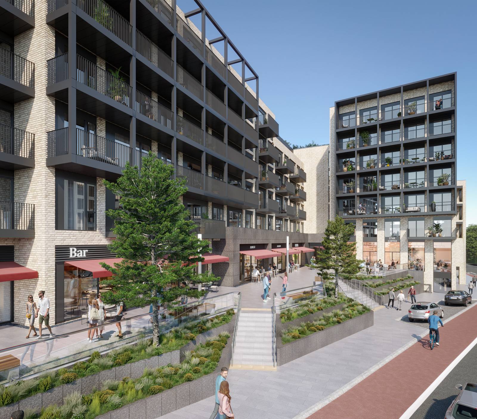 A computer generated image of The Cornerstone scheme in Stillorgan, which Kennedy Wilson is building on the site of the former Leisureplex. Photograph: Kennedy Wilson