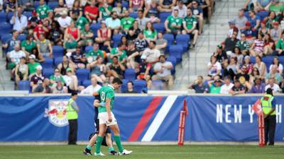 Joey Carbery an injury concern for Ireland