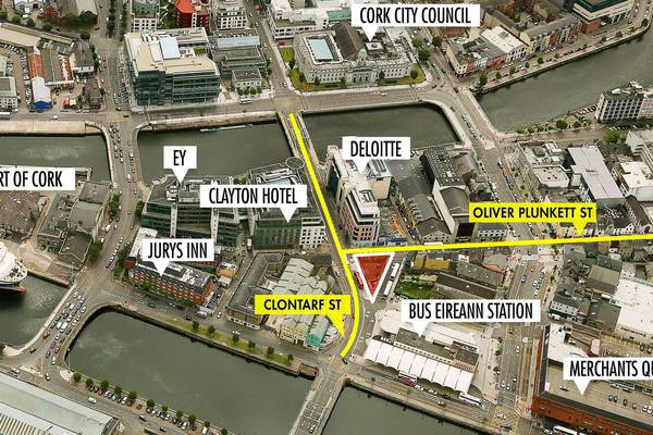 Cork city centre infill office site for €1.2m by private treaty