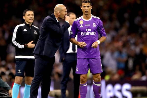 Ronaldo praises  Zidane half-time team talk in Cardiff