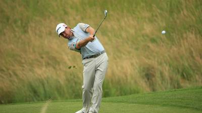 Ryder Cup course makes life difficult for some as Anders Hansen takes one-shot lead