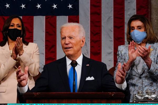 Biden unveils $1.8tn plan for family support as he marks 100 days in office