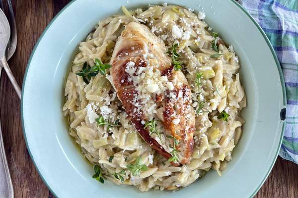 This dish is the epitome of comfort food, orzo they say