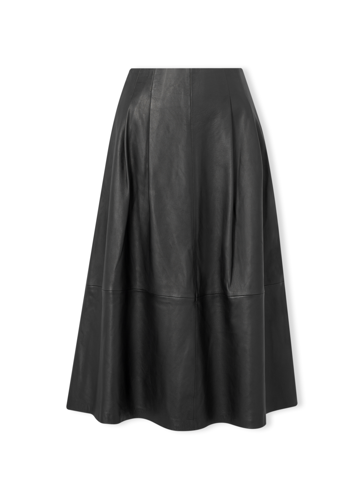 Full leather skirt, €795, LK Bennett