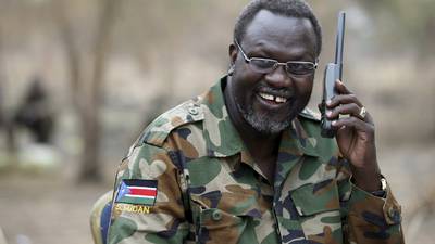 South Sudan rebel leader sworn in as vice-president