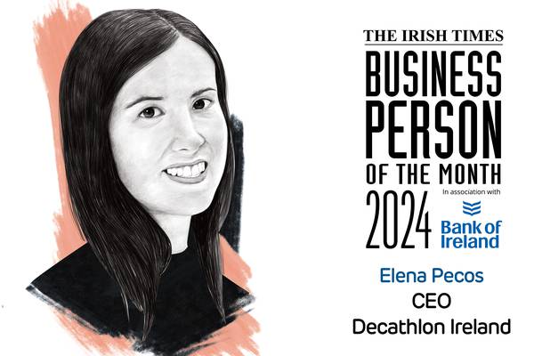 The Irish Times Business Person of the Month: Elena Pecos, chief executive Decathlon Ireland 