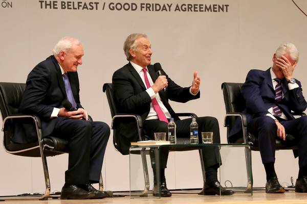 Clinton describes Belfast Agreement as ‘a work of genius’