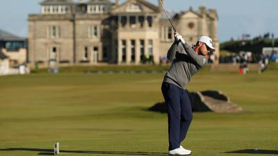 Tyrrell Hatton leads by three as he equals Old Course record with 62