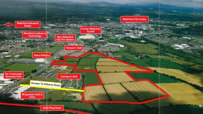 83-acre residential site on edge of Waterford city  for €3m