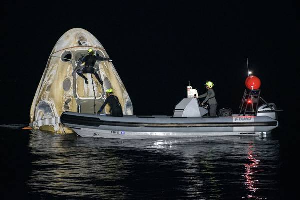 SpaceX returns four astronauts from International Space Station