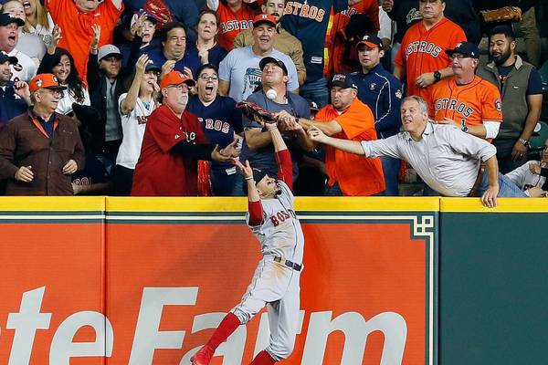 Fan interference wipes out crucial home run in playoff game