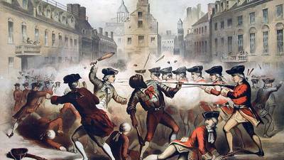 No Tea Party – Frank McNally on Irish involvement in the Boston Massacre, a forerunner to US independence