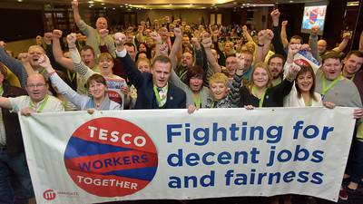 Tesco pay row could affect all private sector workers, union says